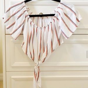 Off the shoulder crop top